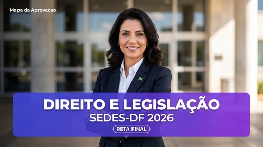 Direito e Legislação SEDES-DF 2026 — [GRATUITO] Amostra Grátis — 10 questões