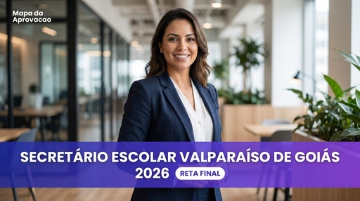 Secretário Escolar Valparaíso de Goiás 2026 — Nível 1: Fundamentos
