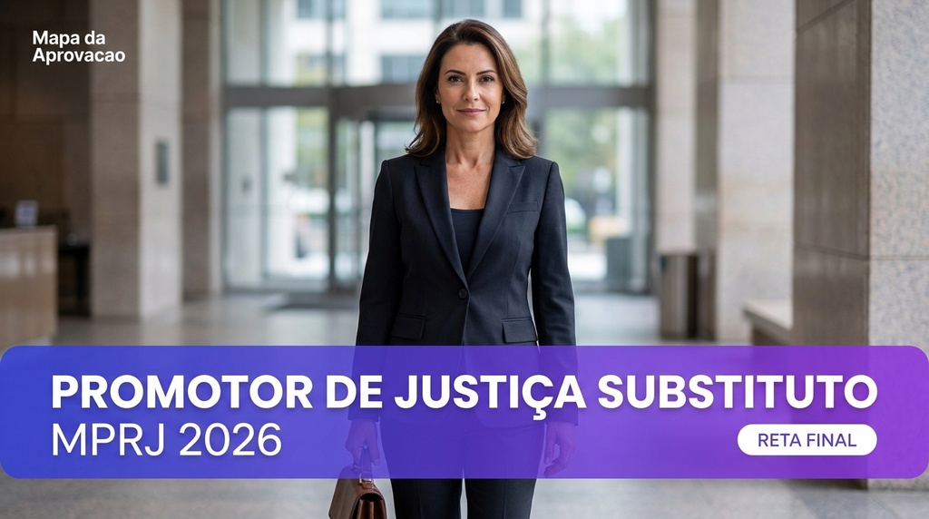 Promotor de Justiça Substituto MPRJ 2026 — Nível 1: Fundamentos