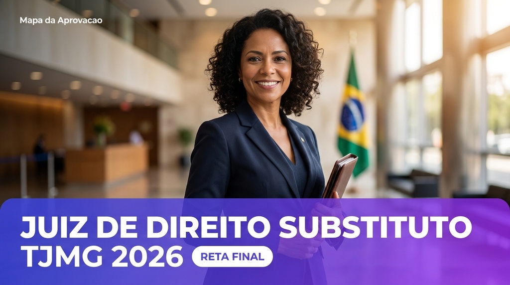 Juiz de Direito Substituto TJMG 2026 — Nível 3: Simulado e Reta Final + Minha Banca (IA que corrige e avalia redação)