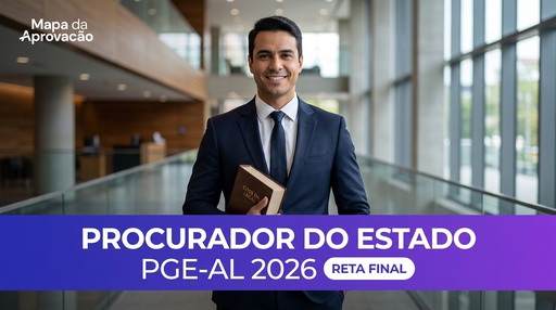 Procurador do Estado PGE-AL 2026 — Nível 2: Aprofundamento + Minha Banca (IA que corrige e avalia redação)