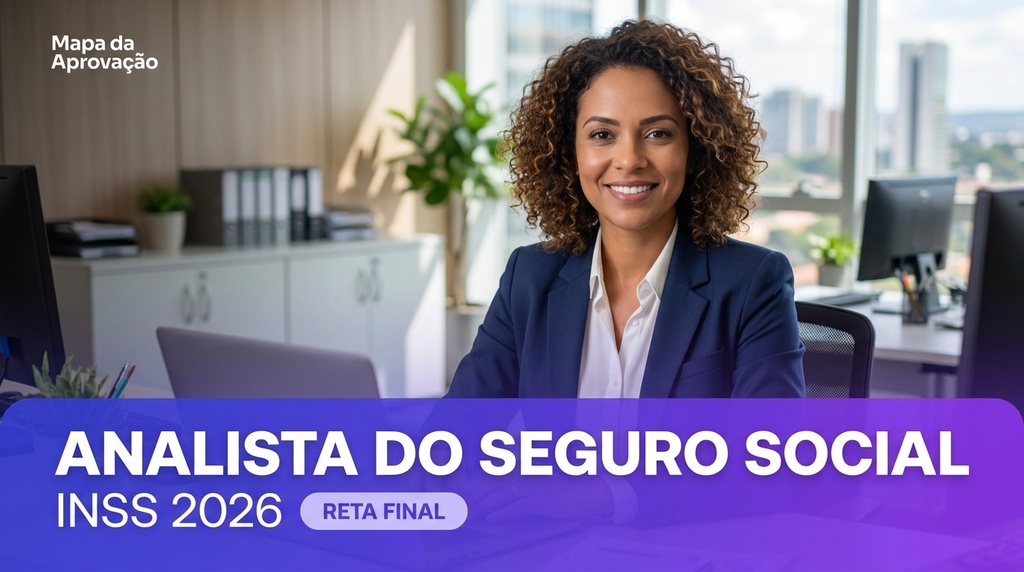 Analista do Seguro Social INSS 2026 — Nível 2: Aprofundamento + Minha Banca (IA que corrige e avalia redação)