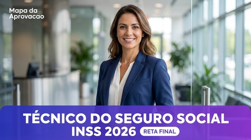 Técnico do Seguro Social INSS 2026 — Nível 2: Aprofundamento + Minha Banca (IA que corrige e avalia redação)