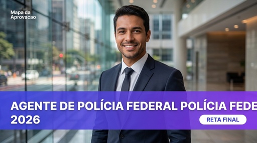 Agente de Polícia Federal Polícia Federal 2026 — Nível 3: Simulado e Reta Final + Minha Banca (IA que corrige e avalia redação)